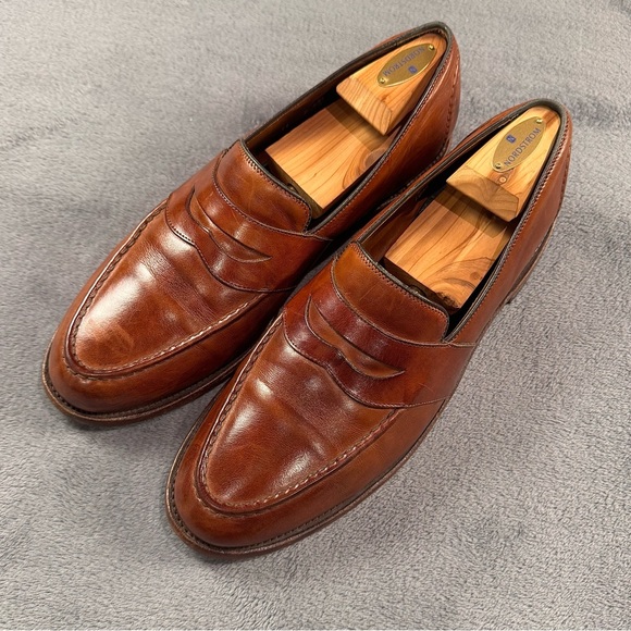 Allen Edmonds Other - Allen Edmonds Randolph Brown Leather Penny Loafers